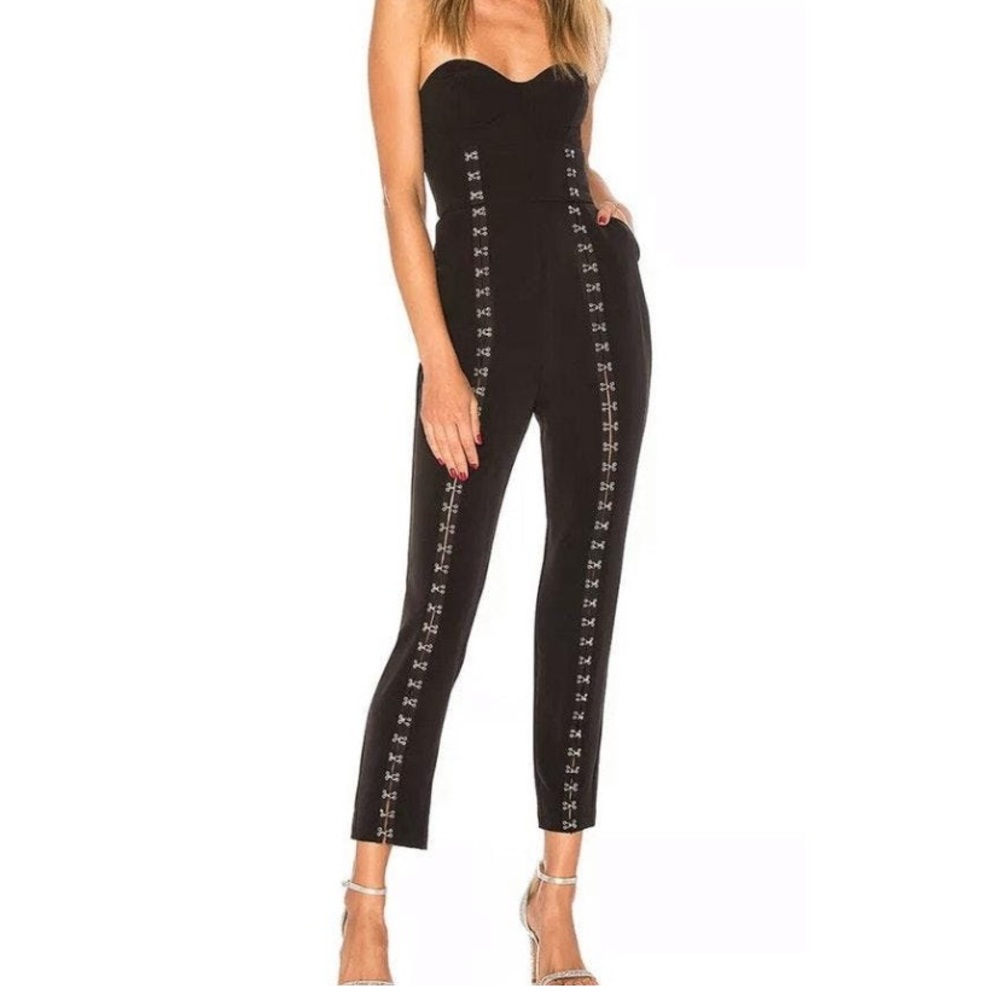 NWT NBD Aahna Hook & Eye Jumpsuit